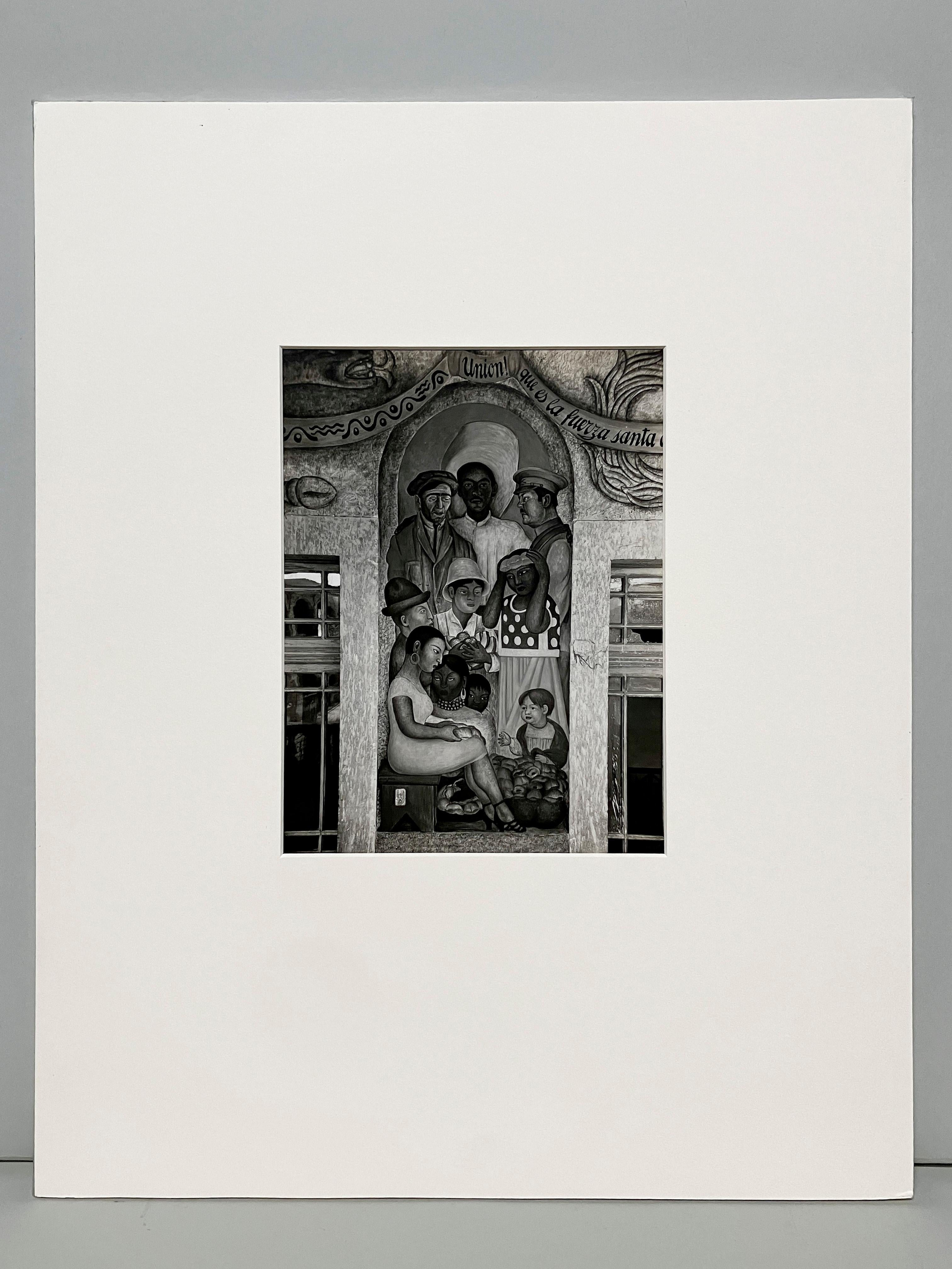 Stampa alla gelatina d'argento degli anni '20 di Tina Modotti dell'affresco di Diego Rivera in vendita 1