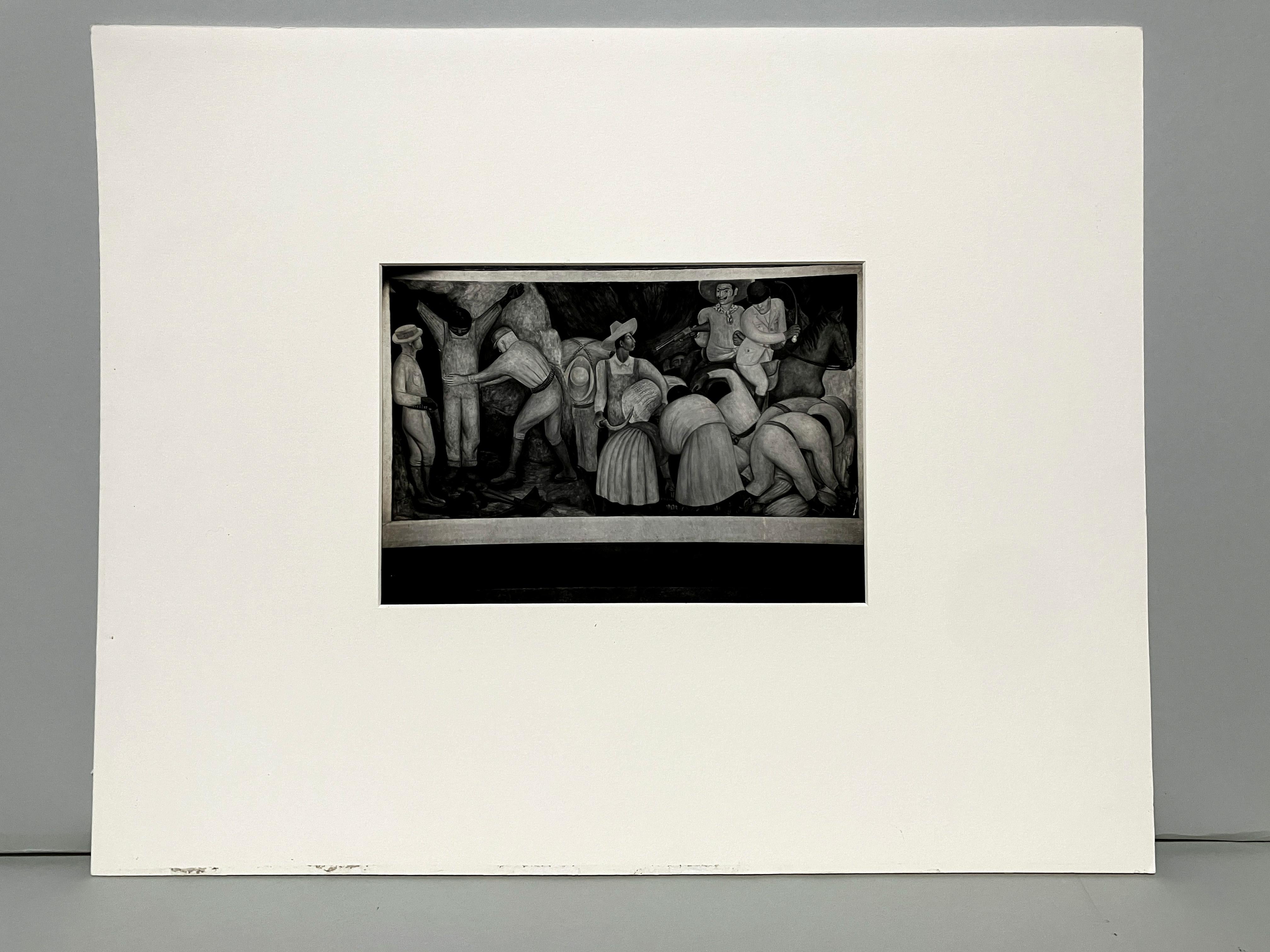 1920s Silver Gelatin Print by Tina Modotti of Diego Rivera Mural For Sale 1