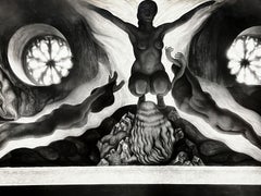 1920s Silver Gelatin Print by Tina Modotti, of Diego Rivera Mural