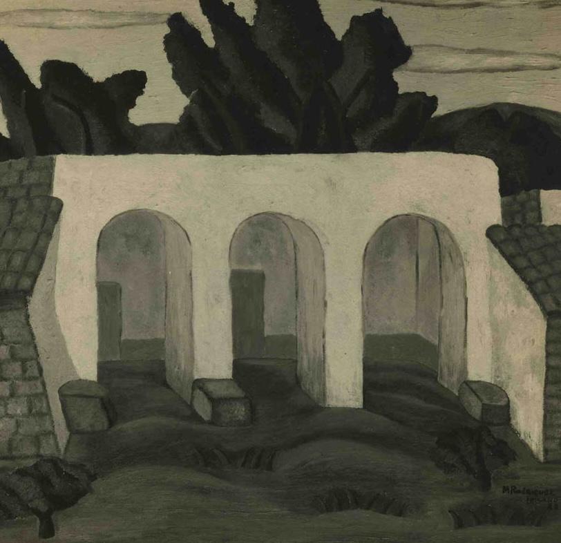 Tina Modotti, Fotografie eines Gemäldes von Manuel Rodriguez Lozano, 1920er Jahre im Angebot 2