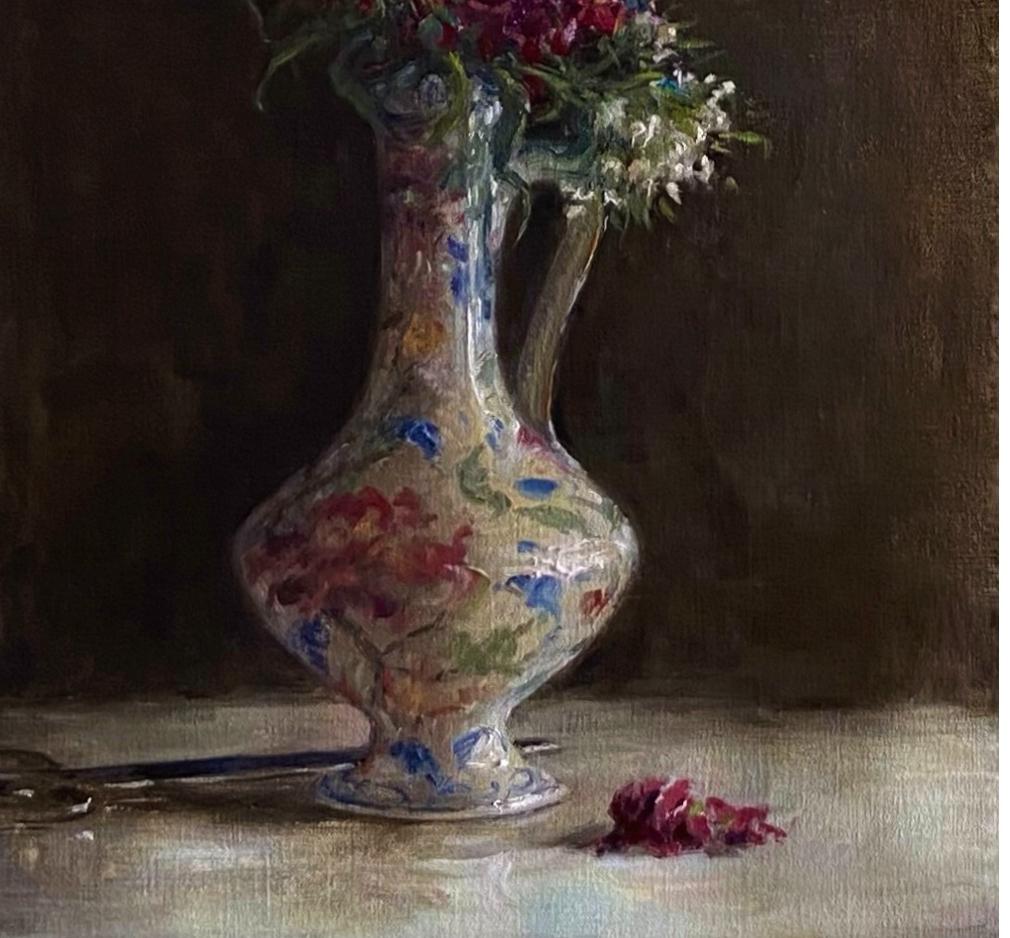 Spring Flowers 22 x 14 is an Oil Painting European Artist/Croatian artist Tina Orsolic Dalessio who was classically trained..

Tina Orsolic Dalessio is a figurative  and still-life painter born in Zagreb, Croatia.  She received her formal academic