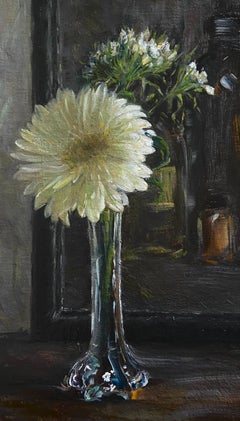 Two Still Lives Oil Painting European Artist  Floral Painting, Florence Academy