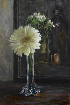 Two Still Lives, Oil Painting, European Artist, Floral Painting,Florence Academy