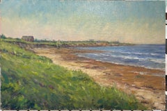 "Afternoon on Ditch Plains" - Contemporary oil painting at Montauk Beach