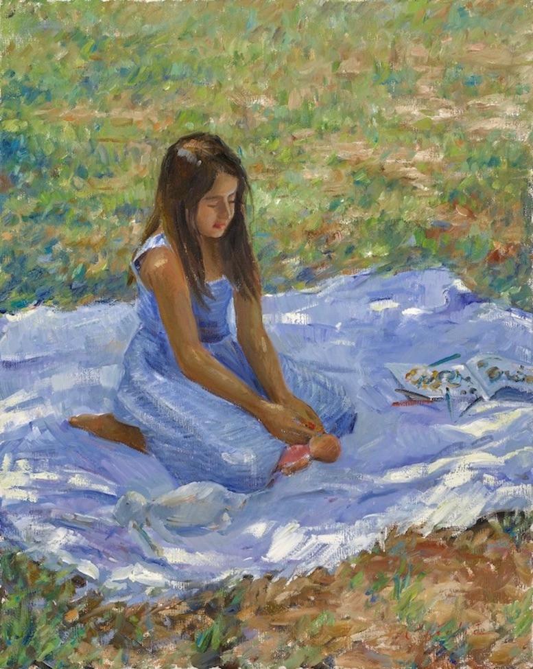Tina Orsolic Dalessio Portrait Painting - Ahlem