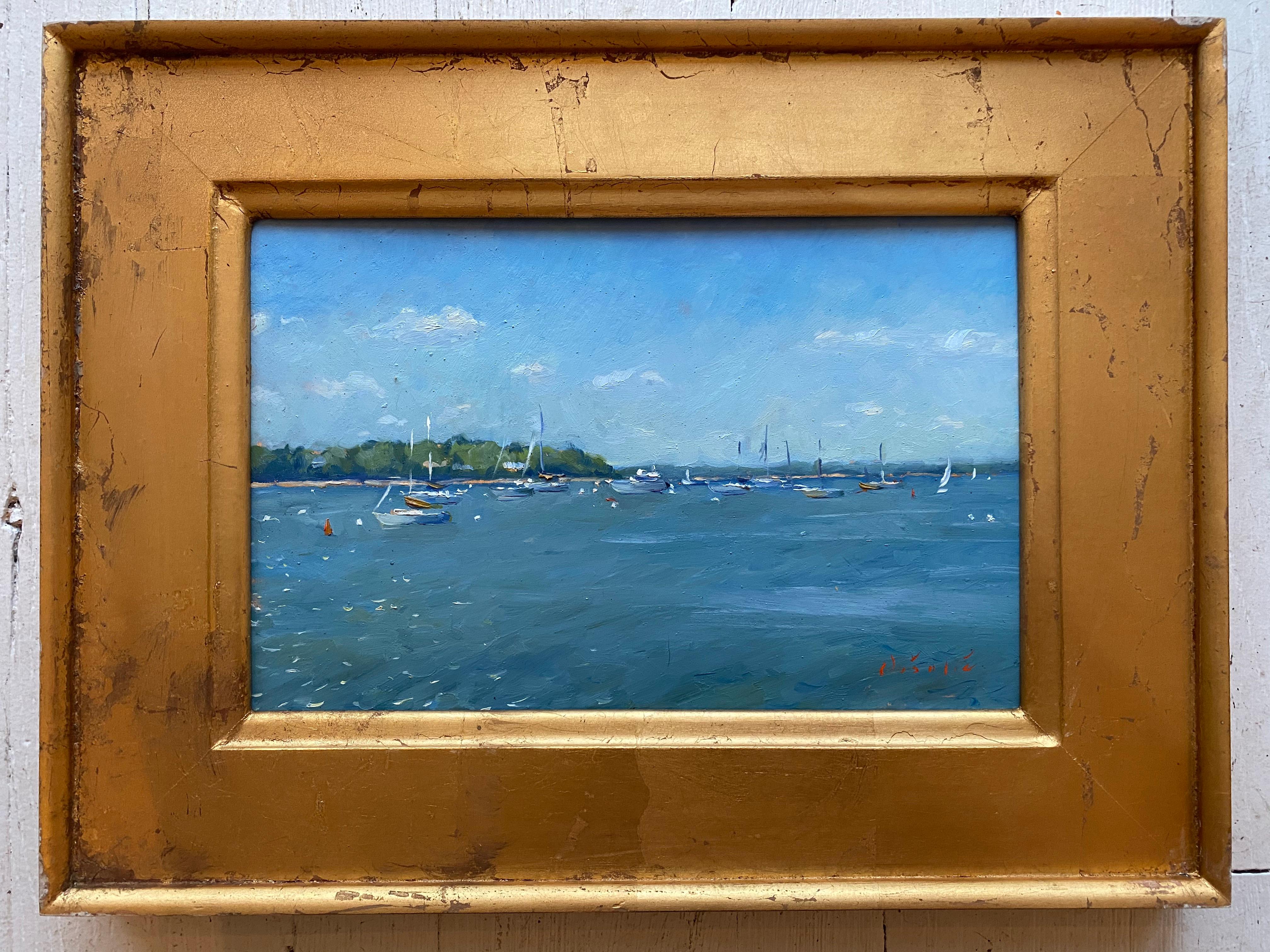 Sag Harbor Bay - Painting by Tina Orsolic Dalessio