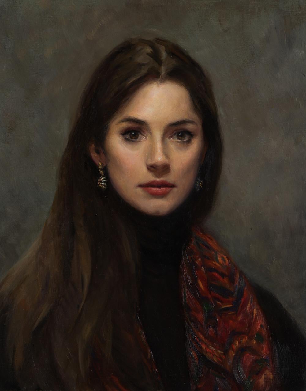 Tina Orsolic Dalessio Figurative Painting - Self-Portrait