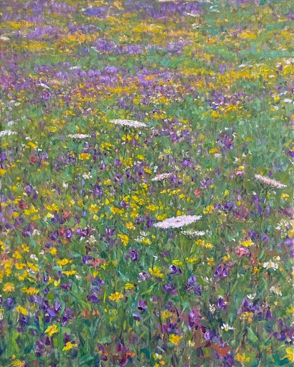 Tina Orsolic Dalessio Landscape Painting - Wildflowers, Alentejo