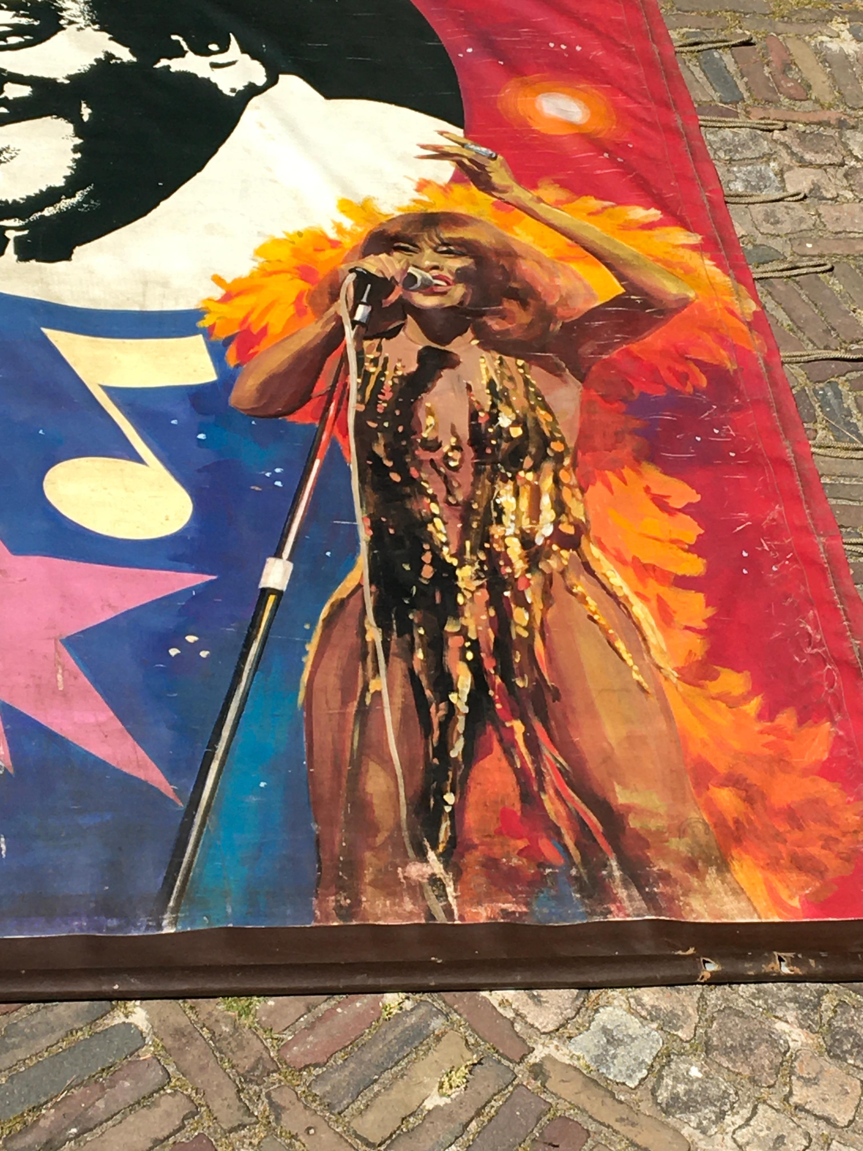 Tina Turner und Prinz Karnevalsbanner-Wandschmuck im Angebot 2