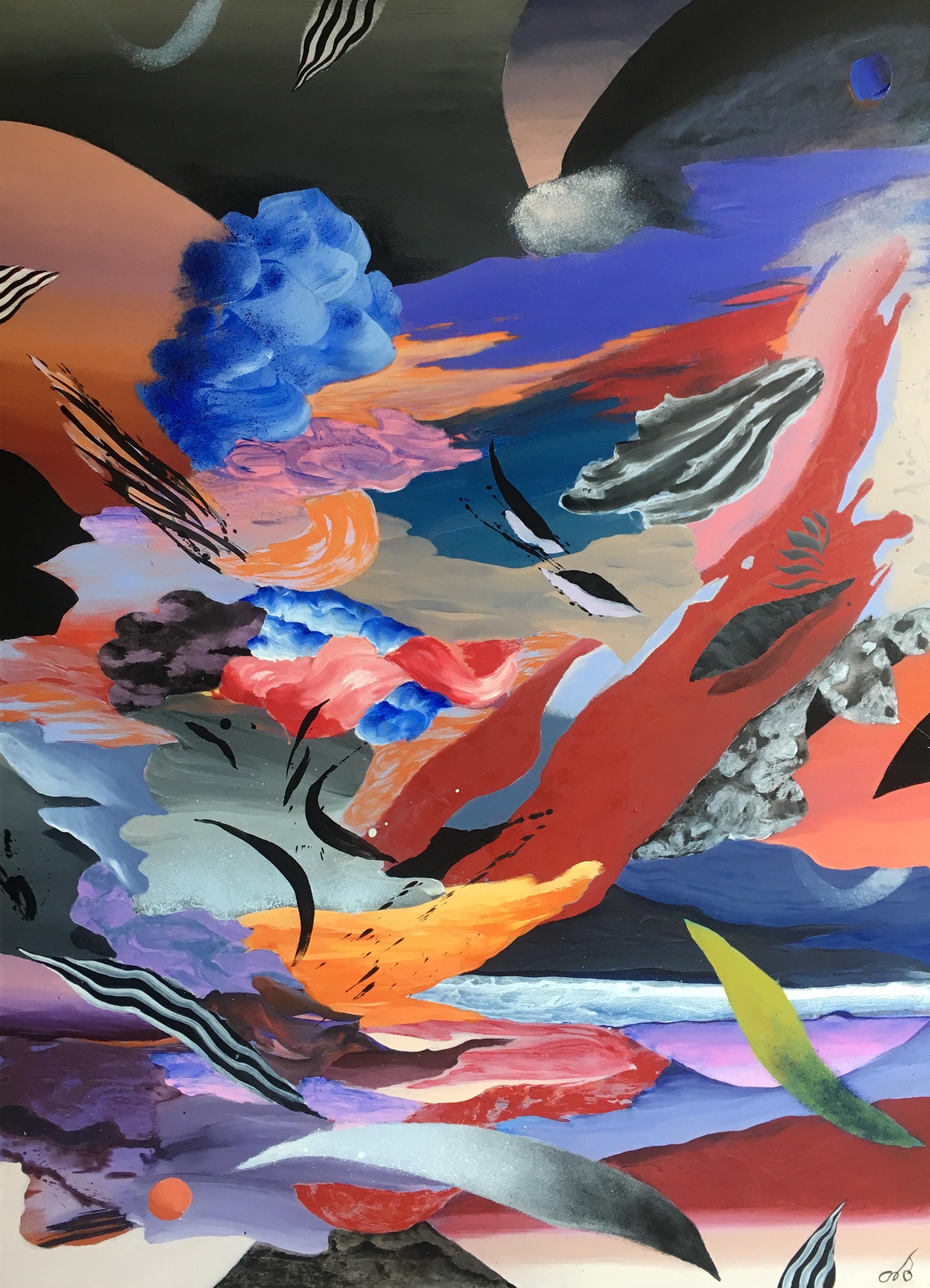 Georgianische zeitgenössische Kunst von Tinatin Bakhtadze – Eine neue Welt