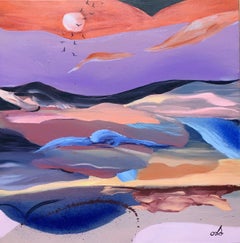 Georgianische zeitgenössische Kunst von Tinatin Bakhtadze – „Across the Sky“