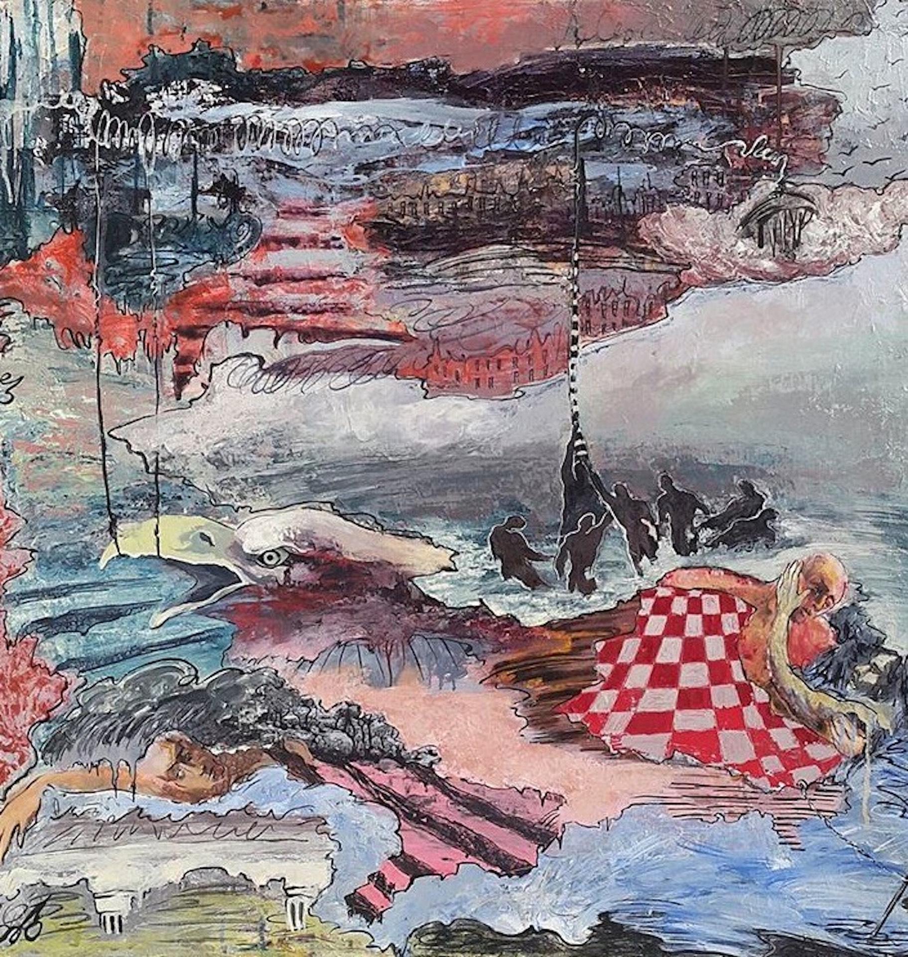 Georgianische zeitgenössische Kunst von Tinatin Bakhtadze – Emotionslos