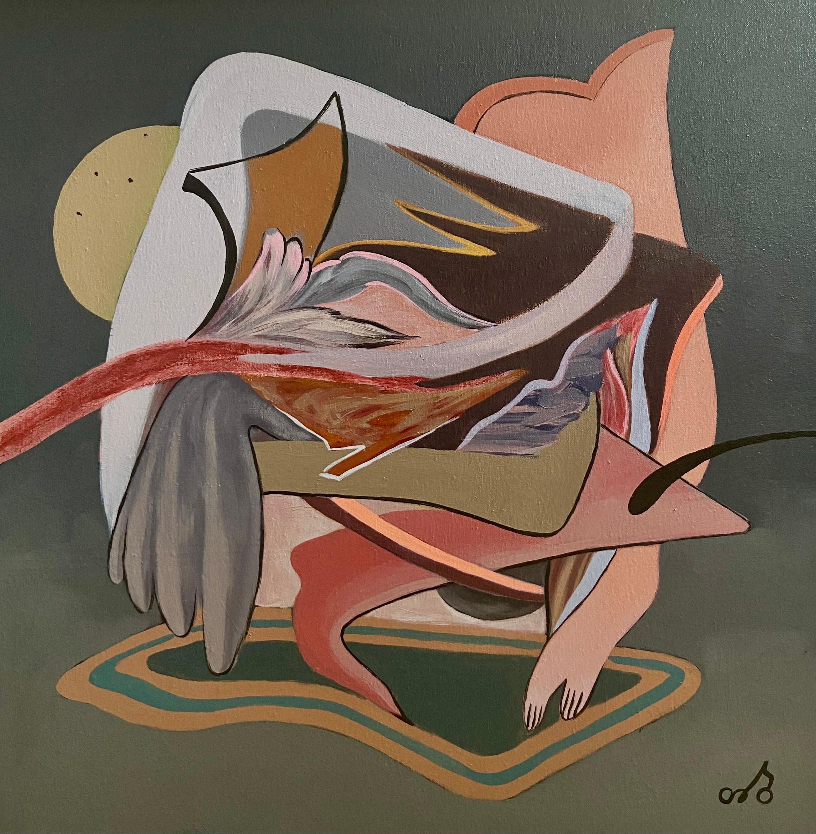 Georgian Contemporary Art by Tinatin Bakhtadze - Under The Wing