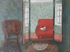 Art contemporain géorgien par Tinatin Chkhikvishvili - Chien à l'intérieur