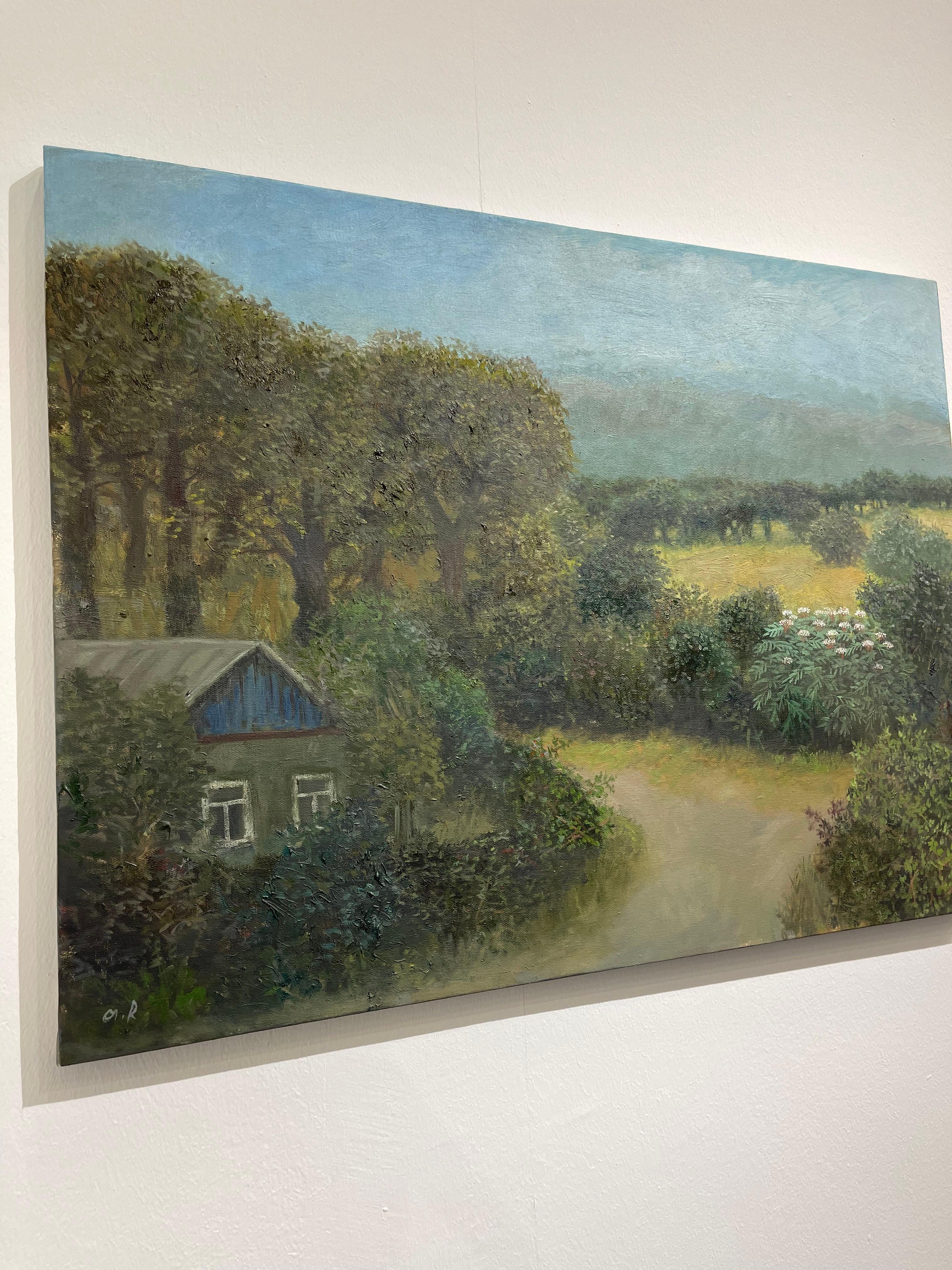 Georgian Contemporary Art by Tinatin Chkhikvishvili - House Near the Forest For Sale 4