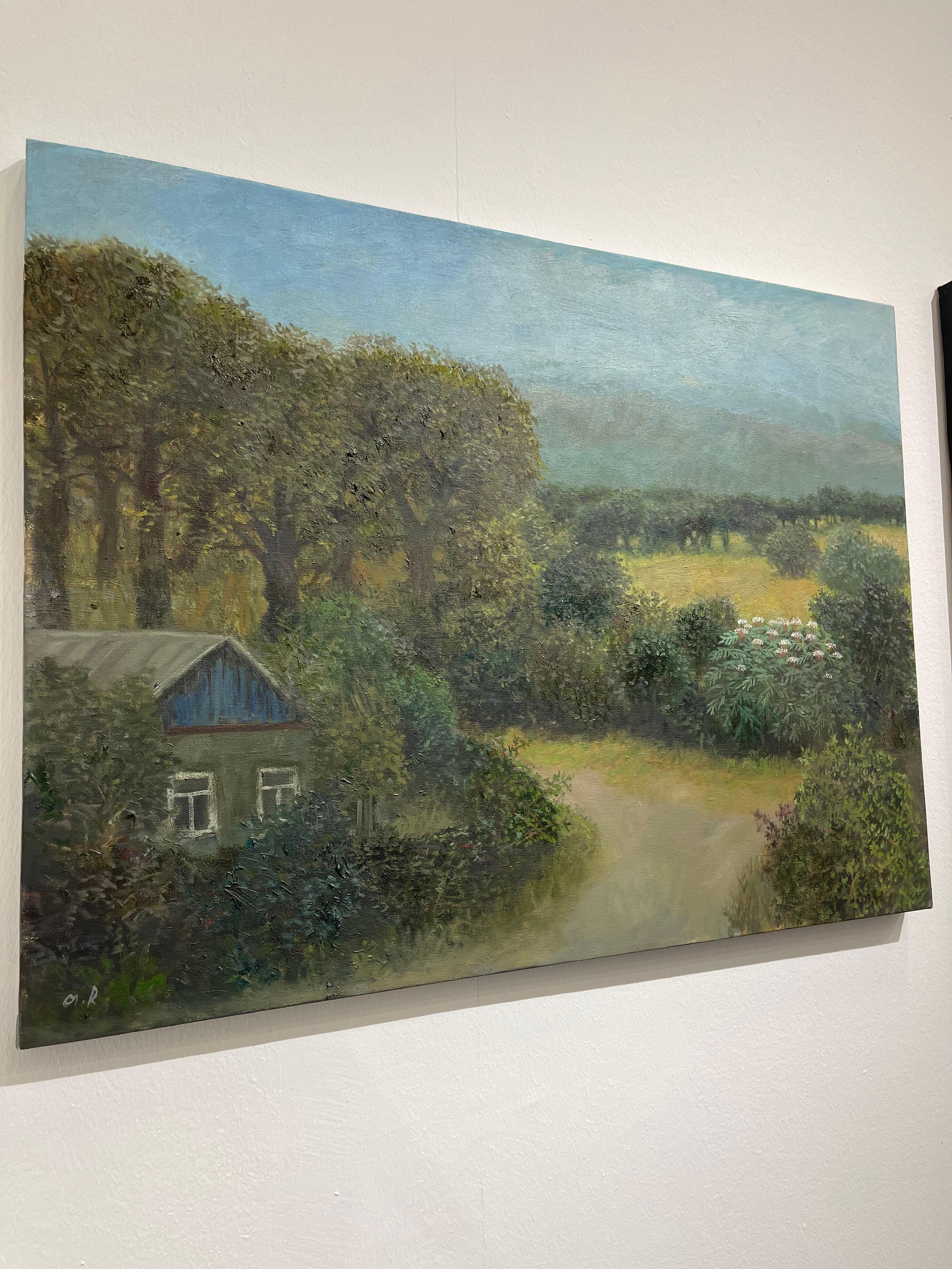 Georgian Contemporary Art by Tinatin Chkhikvishvili - House Near the Forest For Sale 5