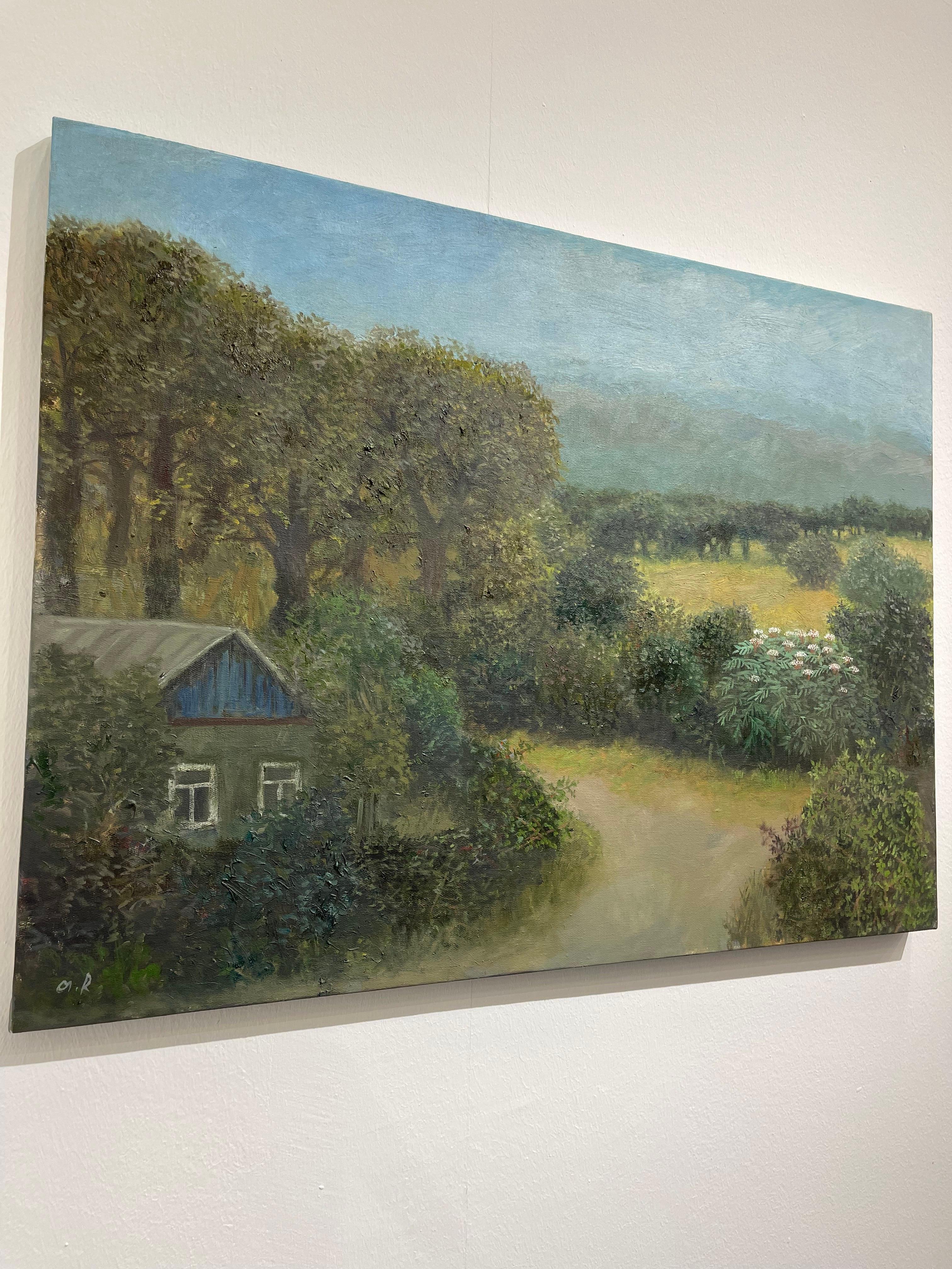 Georgian Contemporary Art by Tinatin Chkhikvishvili - House Near the Forest For Sale 6