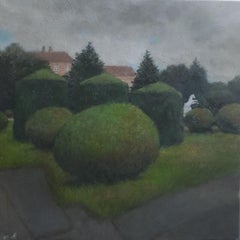 Arte contemporáneo georgiano de Tinatin Chkhikvishvili - Arbustos redondos