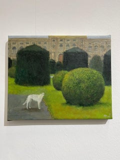 Georgian Contemporary Art by Tinatin Chkhikvishvili - White Dog in Dem Platz