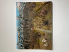 Georgian Contemporary Art by Tinatin Chkhikvishvili - Yard Near the Forest