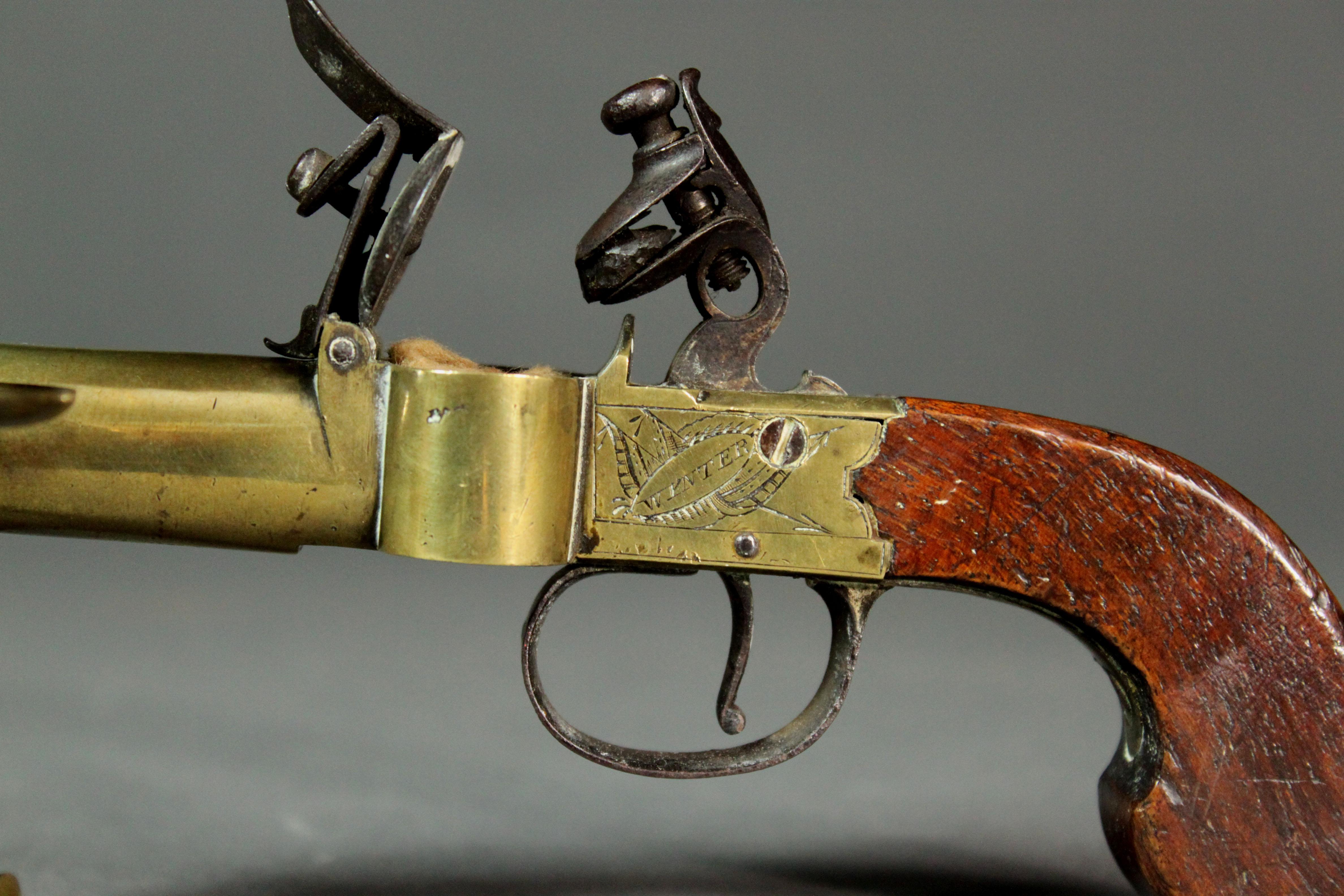 Late 18th Century Tinder Pistol by Wynter