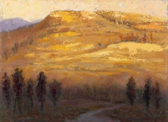 Ting Hao Impressionist Original Oil Painting "Autumn Charms Of the Grassland 1"