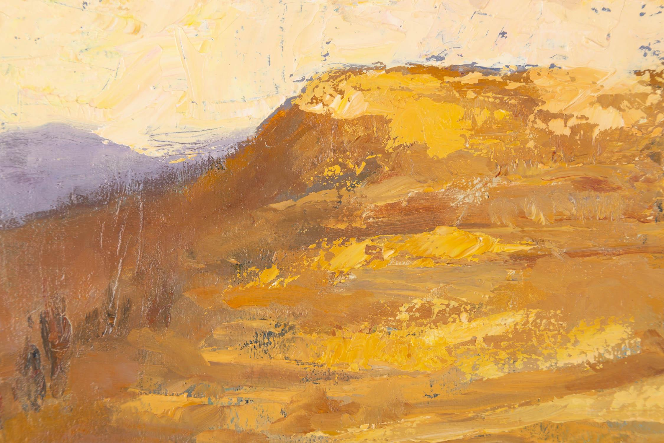 Ting Hao Impressionistisches Original-Ölgemälde „Herbstchanter des Graslandes 1“, Ting Hao im Angebot 2