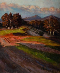 Ting Hao Landscape Original Oil On Canvas "Prairie Autumn Rhyme No. 3"