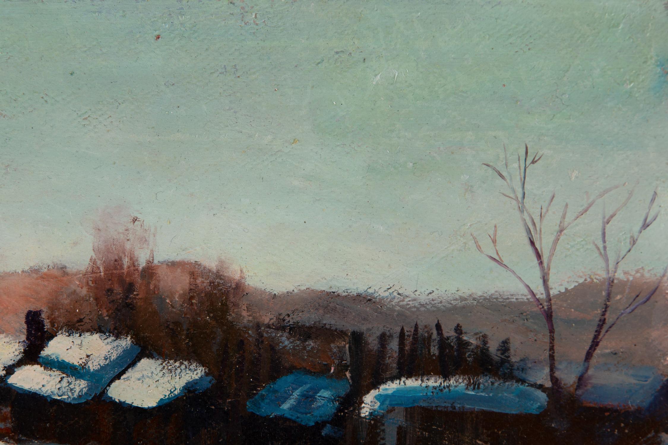 Ting Hao Landscape Original Oil On Canvas 