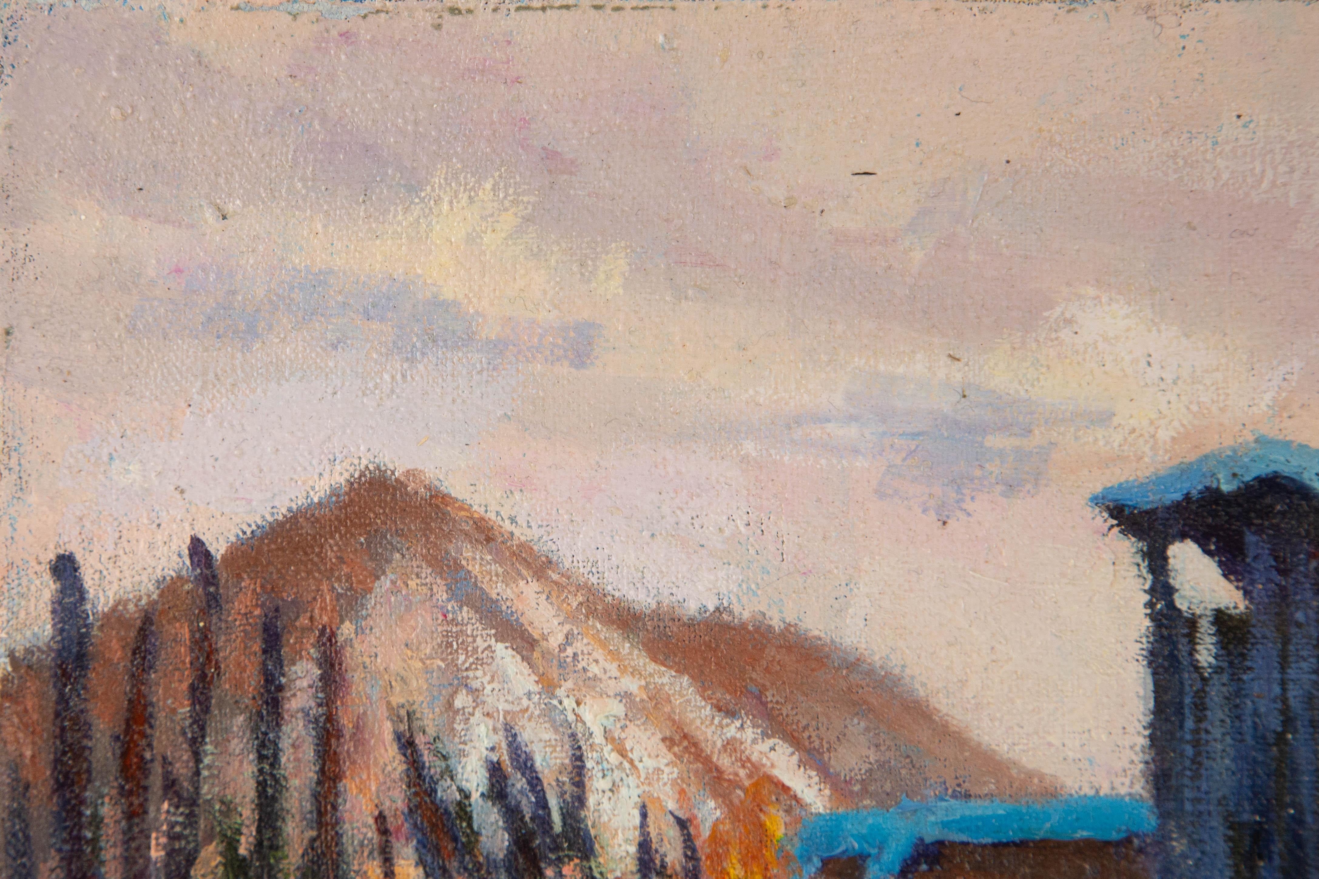 Ting Hao Landscape Original Oil On Canvas 