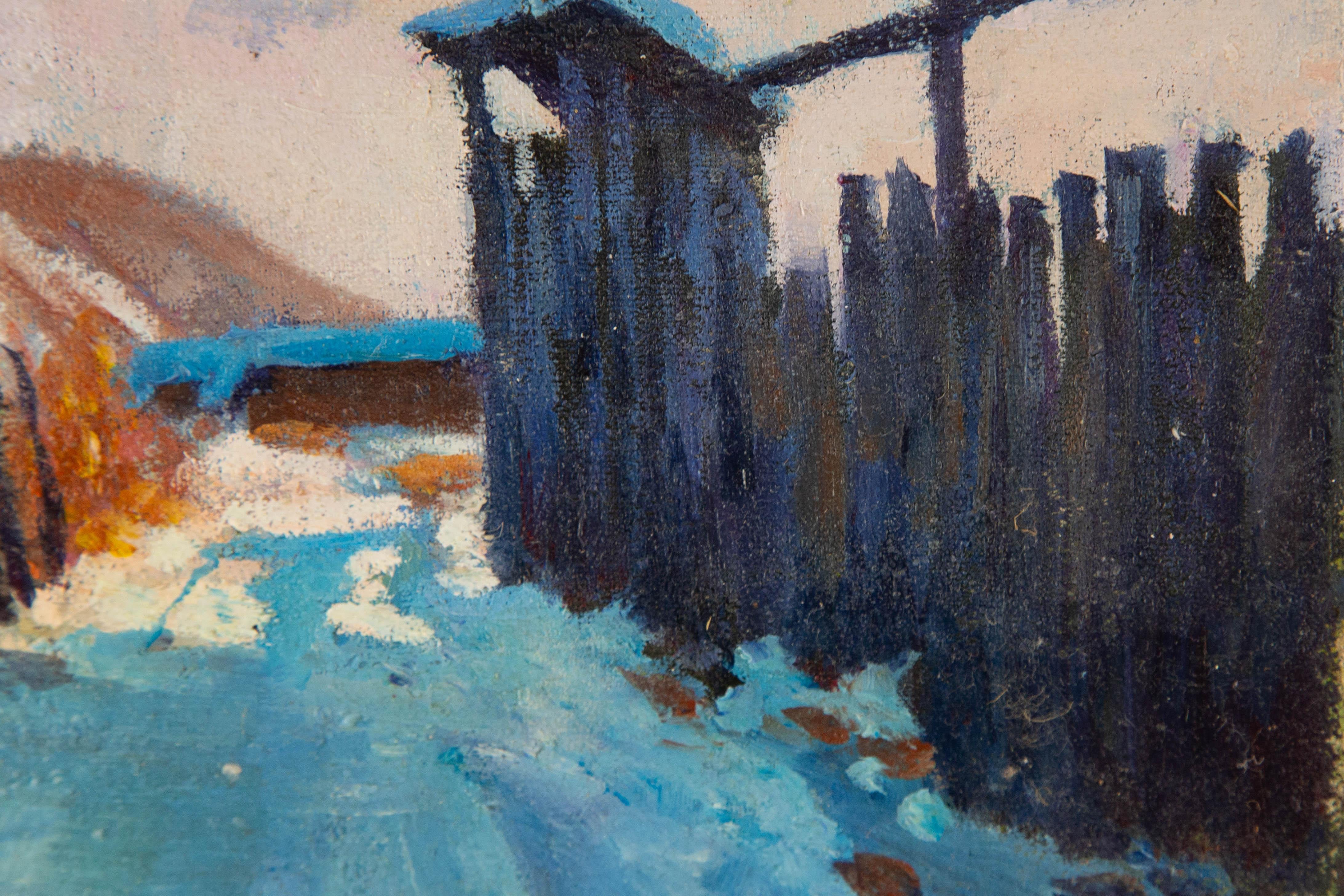 Ting Hao Landscape Original Oil On Canvas 