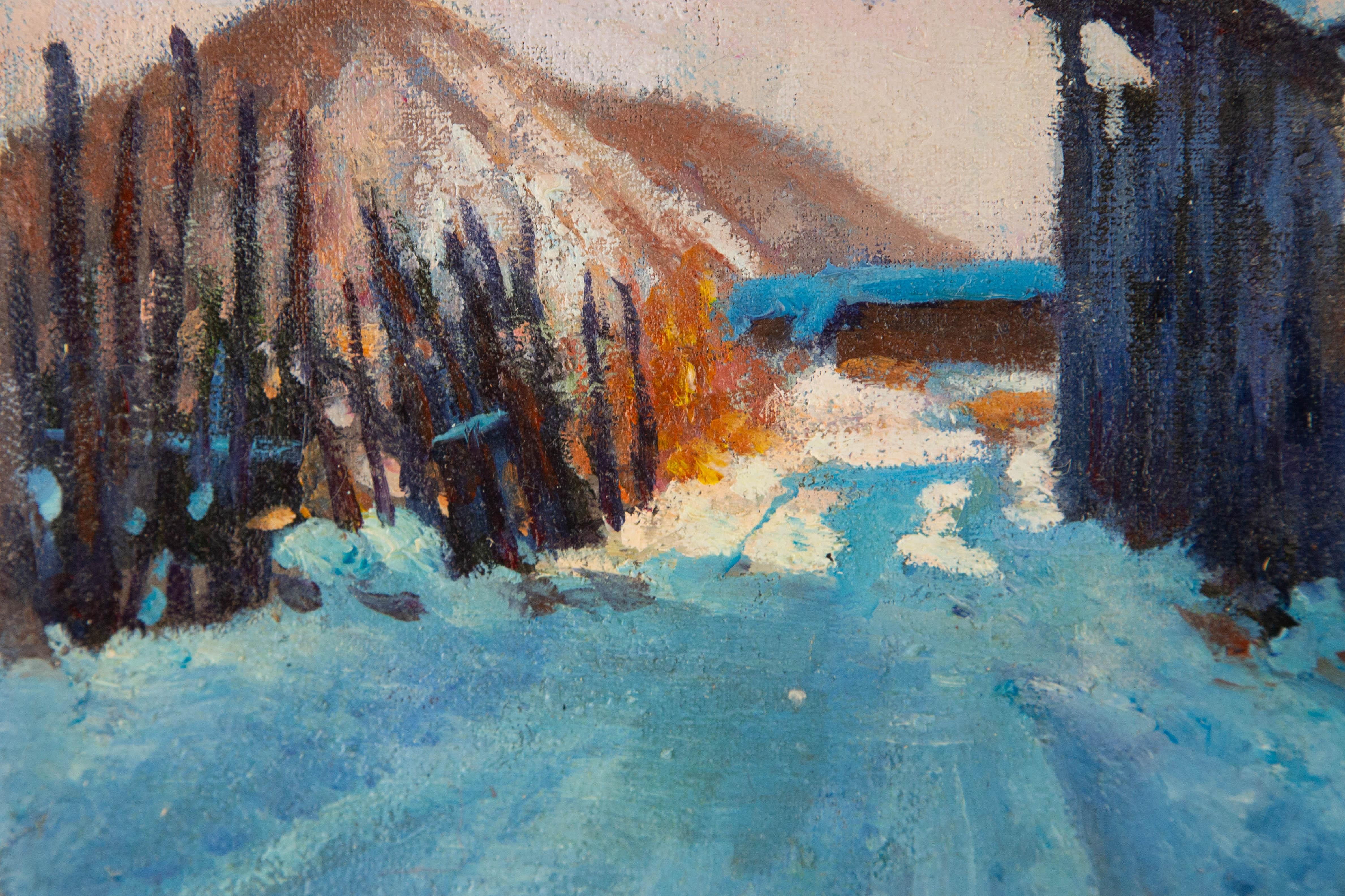 Ting Hao Landscape Original Oil On Canvas 