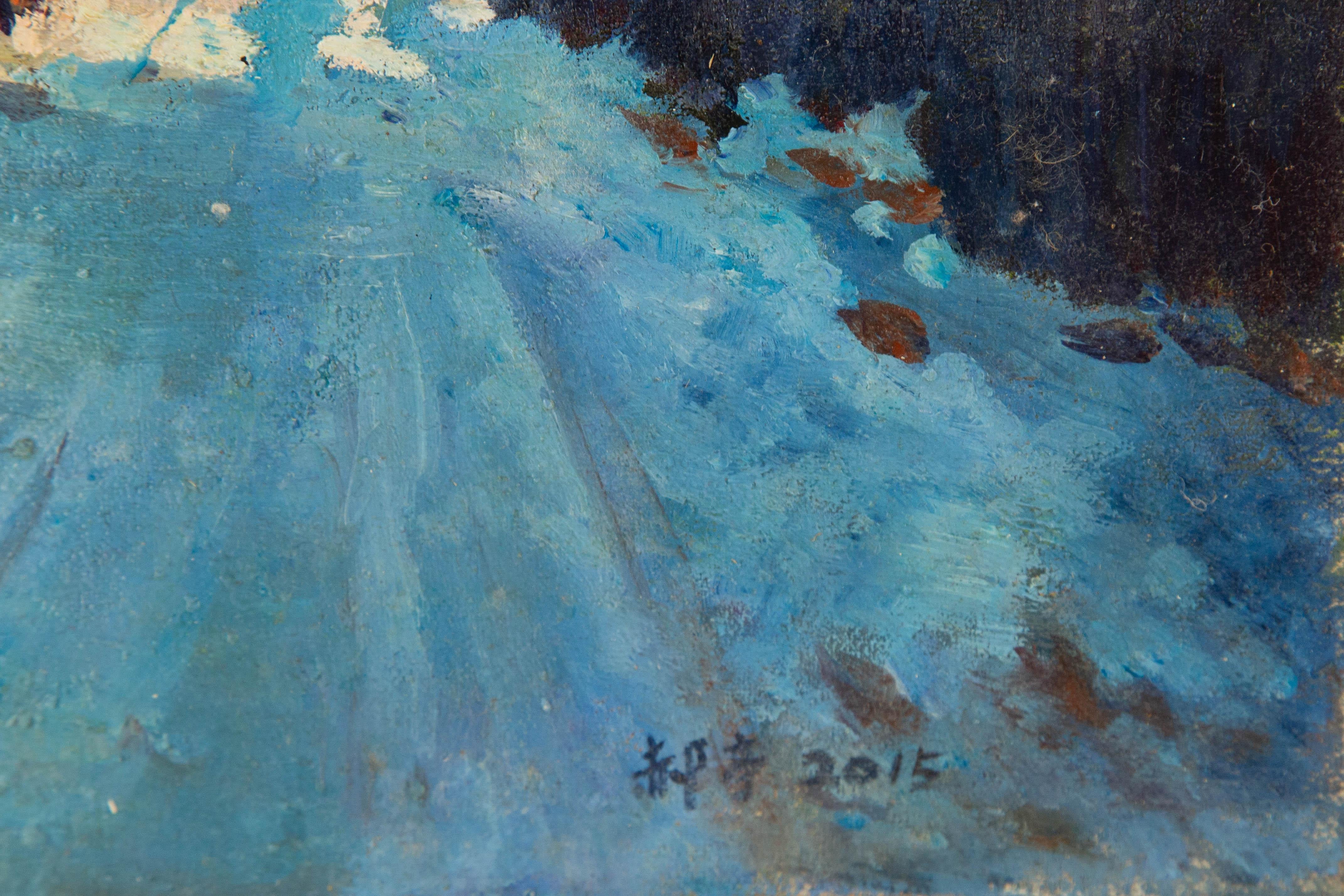 Ting Hao Landscape Original Oil On Canvas 