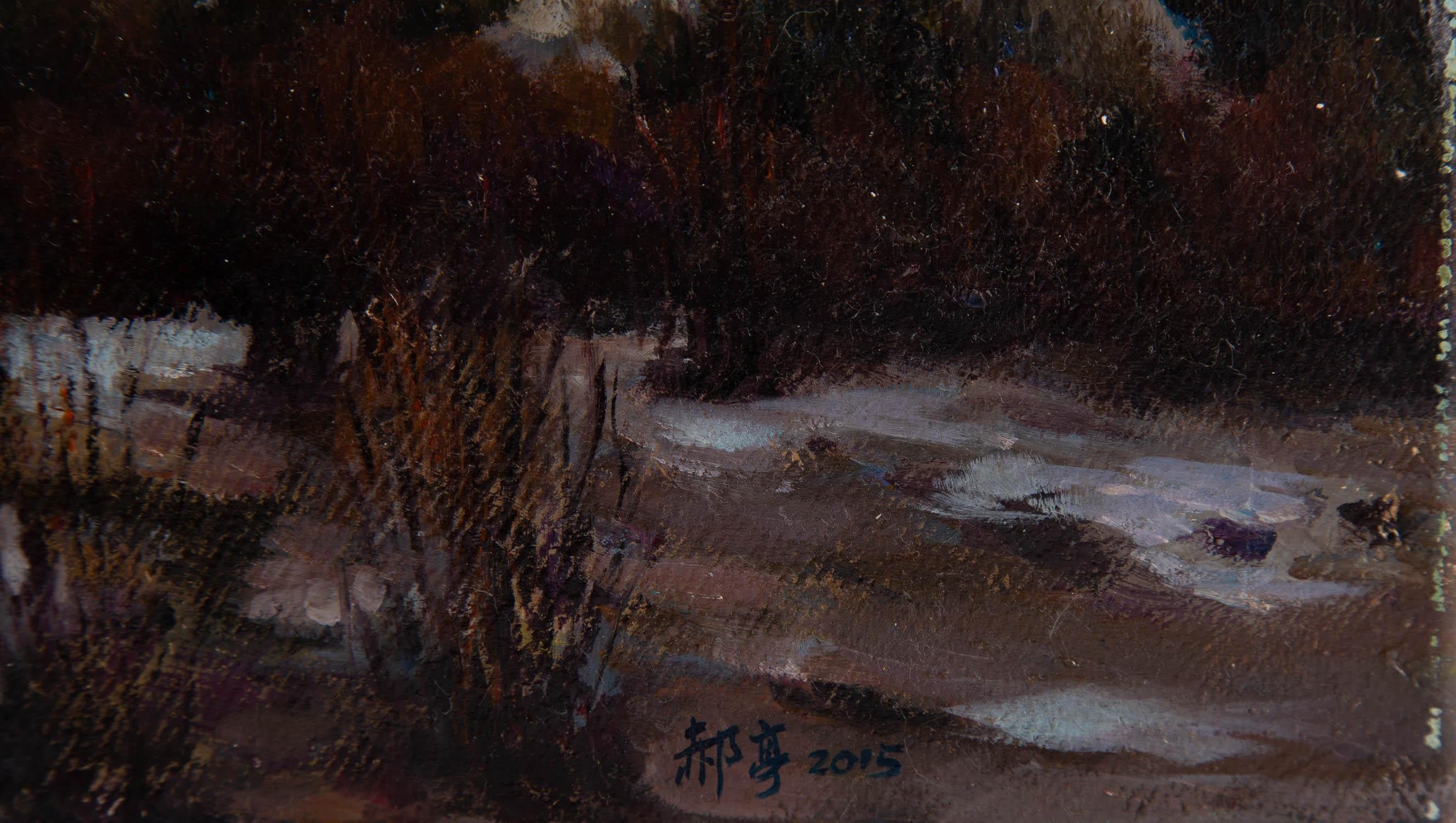 Peinture à l'huile originale Ting Hao - Paysage 