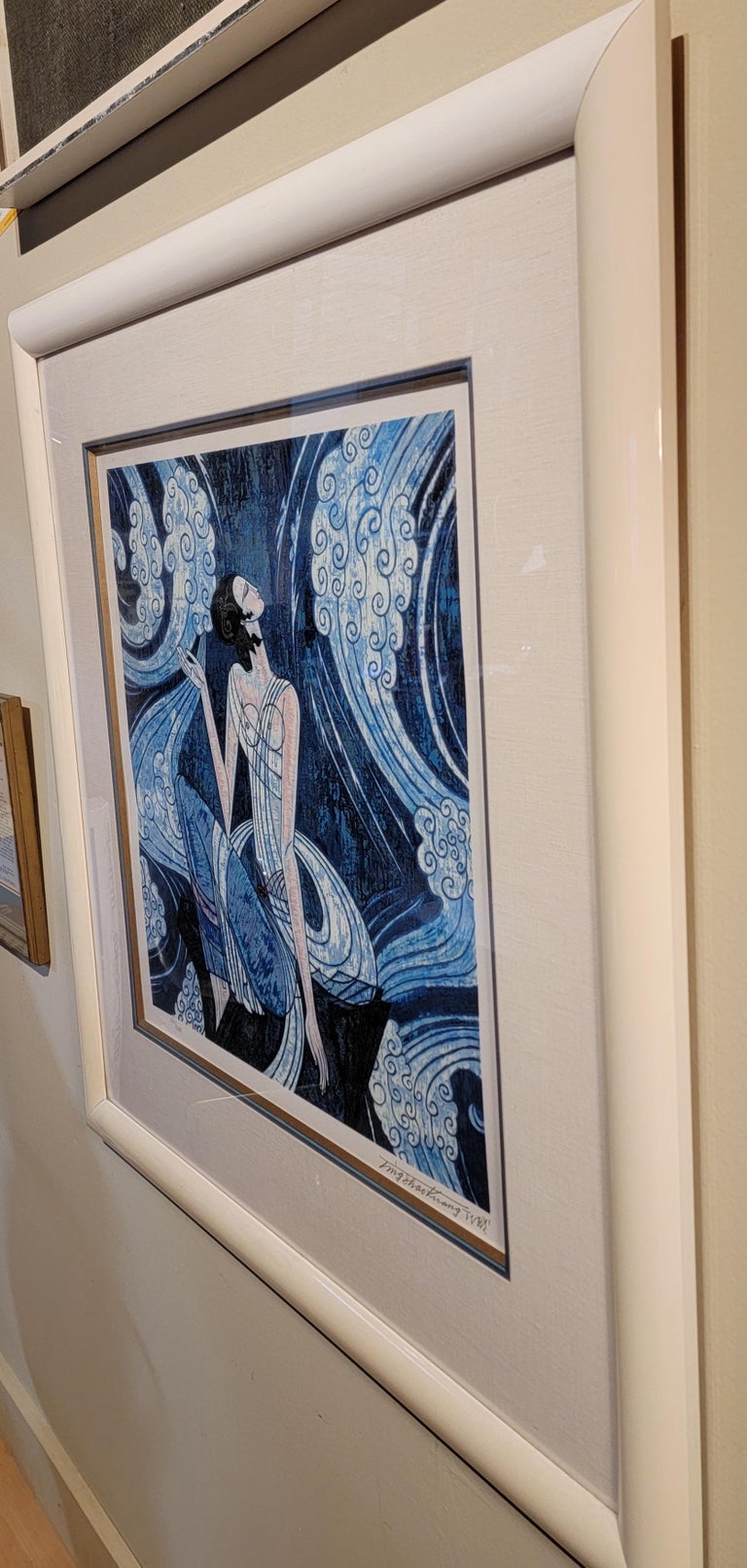 Ting Shao Kuang Art Deco Style Serigraph For Sale at 1stDibs