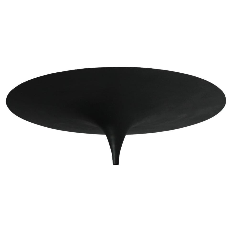 Lampadario da soffitto Ting Tong in ottone nero opaco di Jean Pascal Levy-Trumet