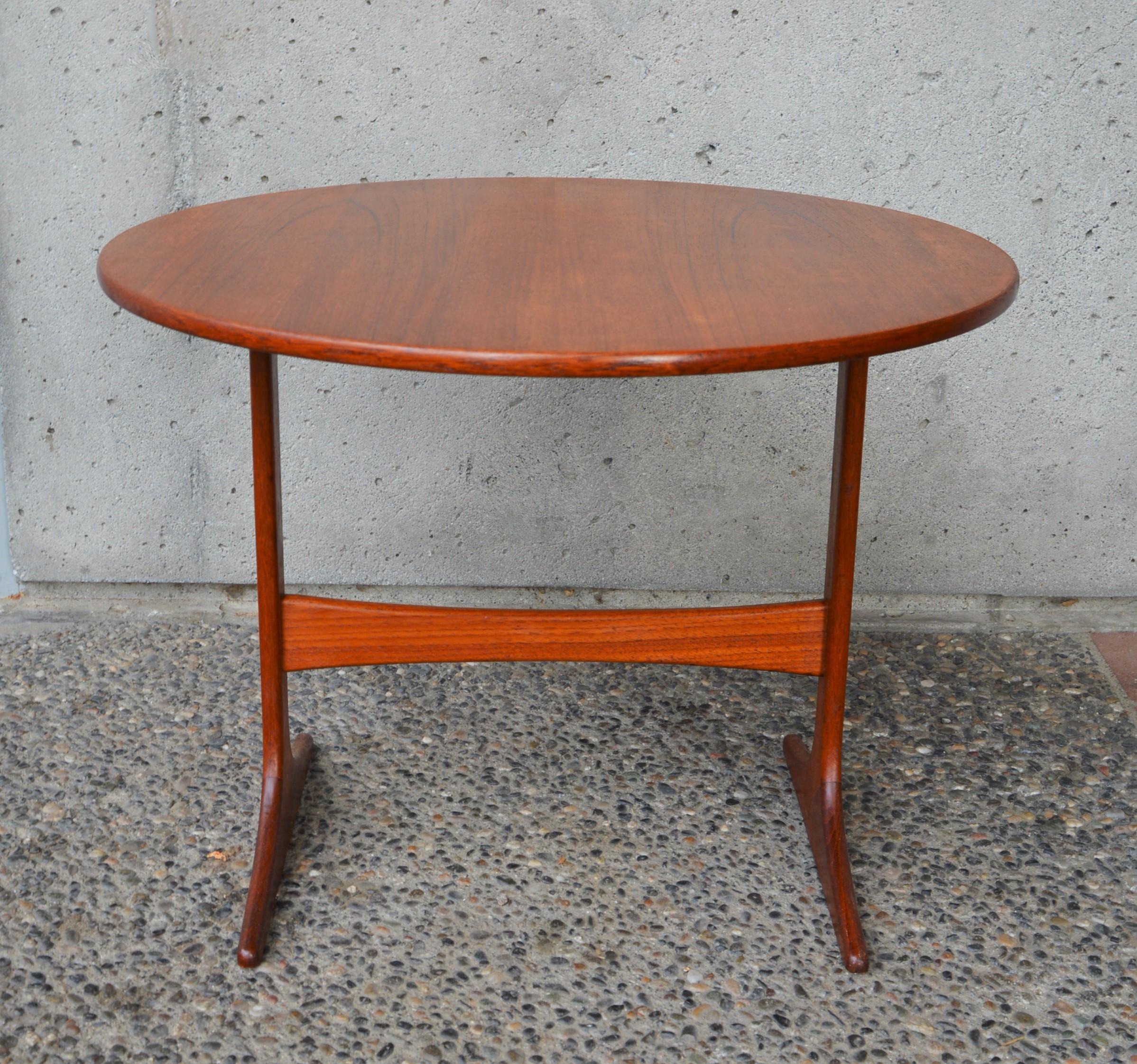 Mid-20th Century Tingstroms Folding Teak Coffee or Side Table by Engstrom and Myrstrand For Sale