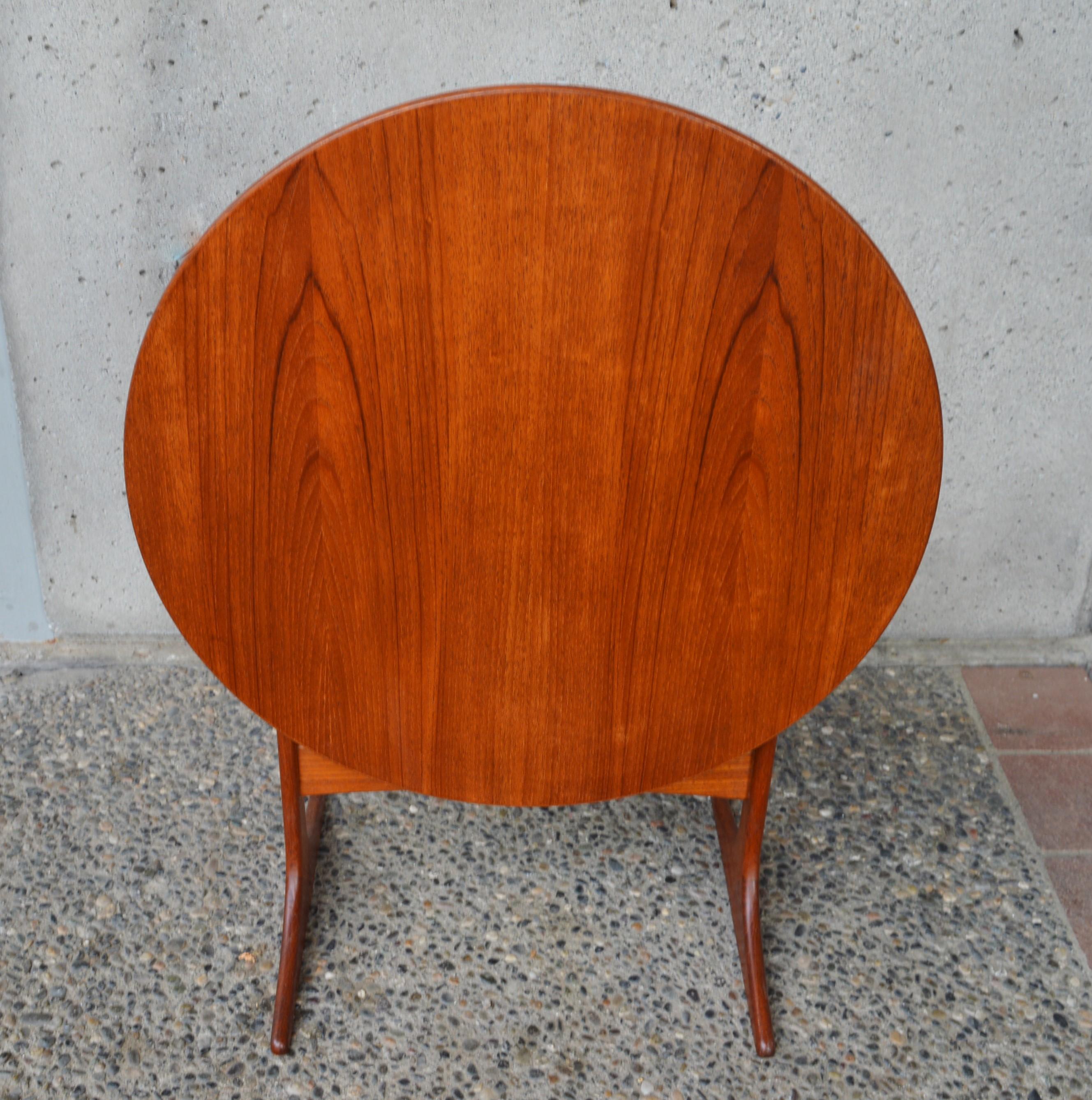 Tingstroms Folding Teak Coffee or Side Table by Engstrom and Myrstrand For Sale 1