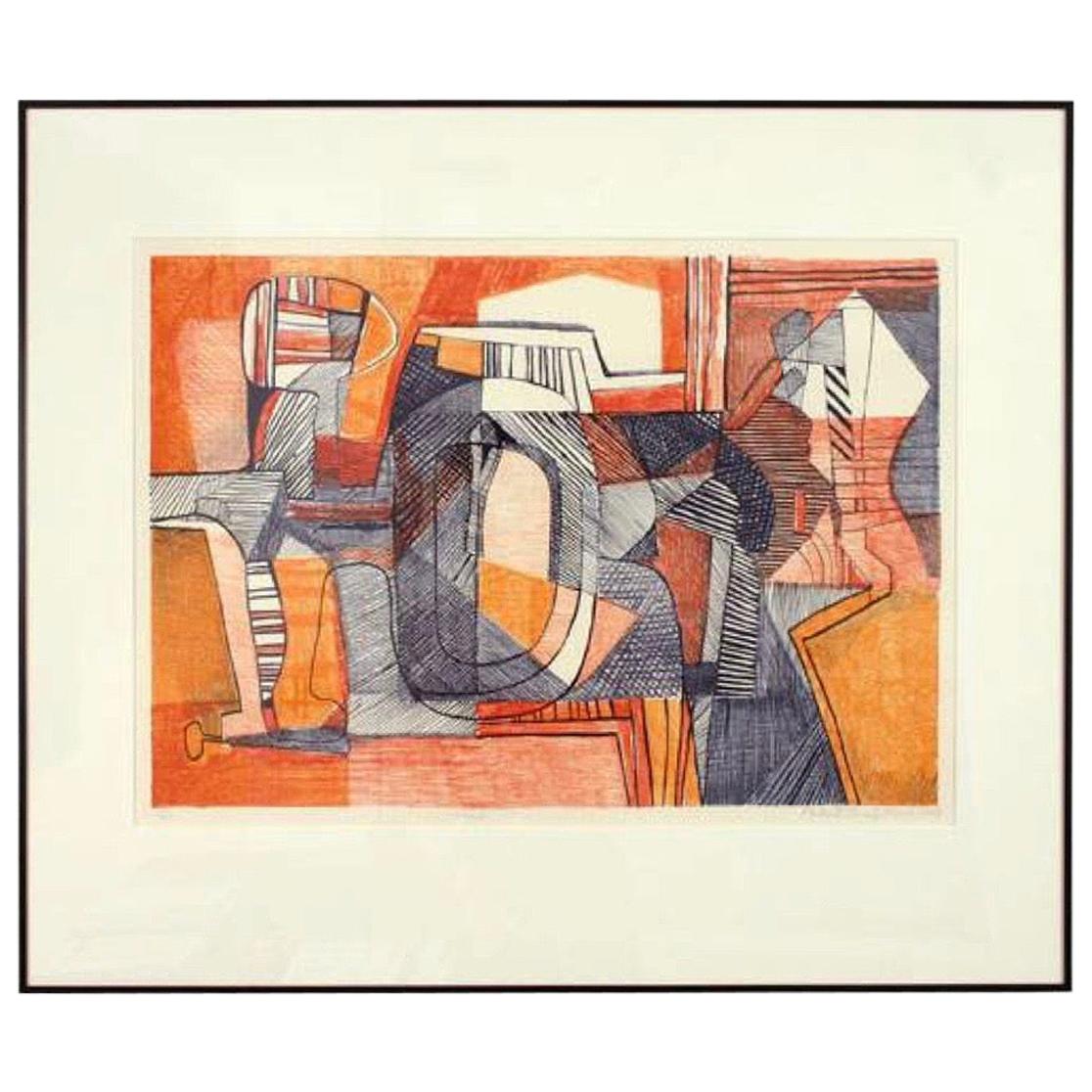 "Tingua" Framed Print by Roberto Burle Marx, 1987, 1stdibs New York