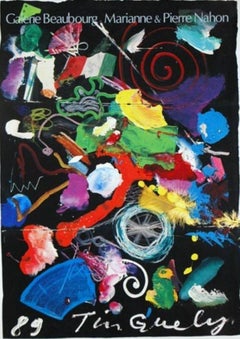 Galerie Poster Galerie Beaubourg serigraph on arches (after) Tinguely