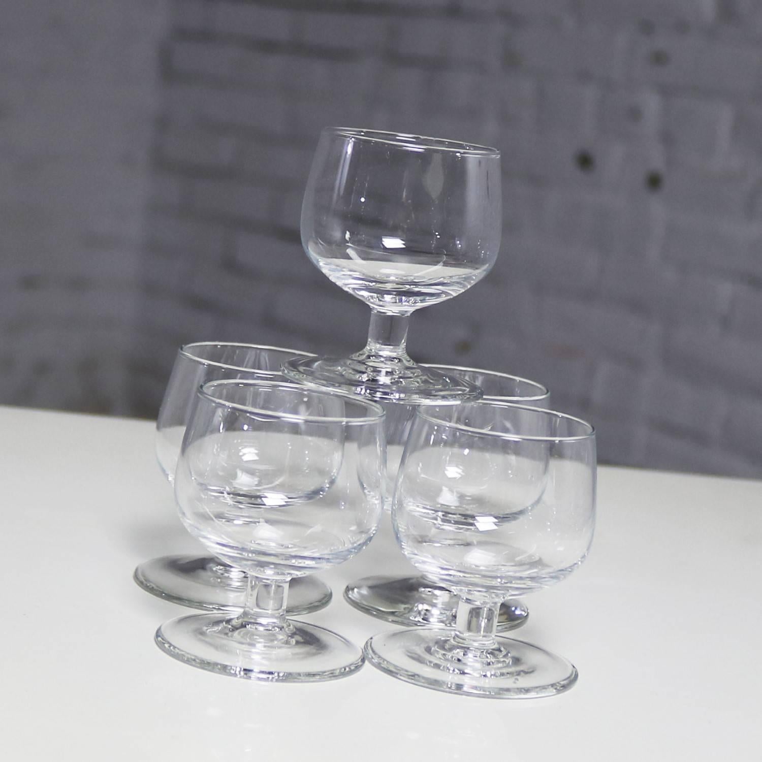 Cristal Ensemble de carafes à décanter Tinka avec cinq verres par A. D. Copier pour Royal Leerdam Holland en vente