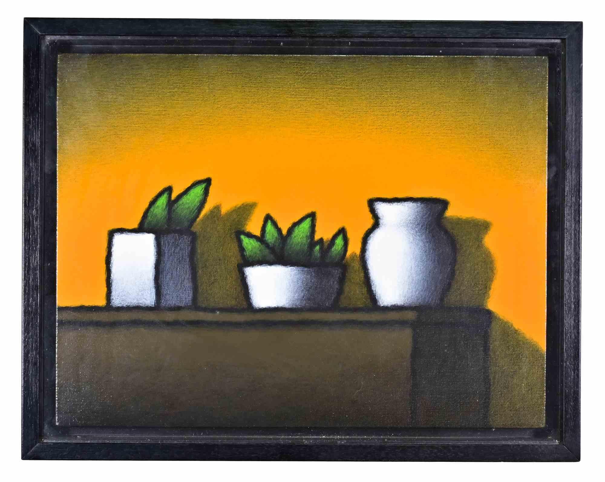 Stillleben - Ölgemälde von Tino Stefanoni - 2002 im Angebot 1