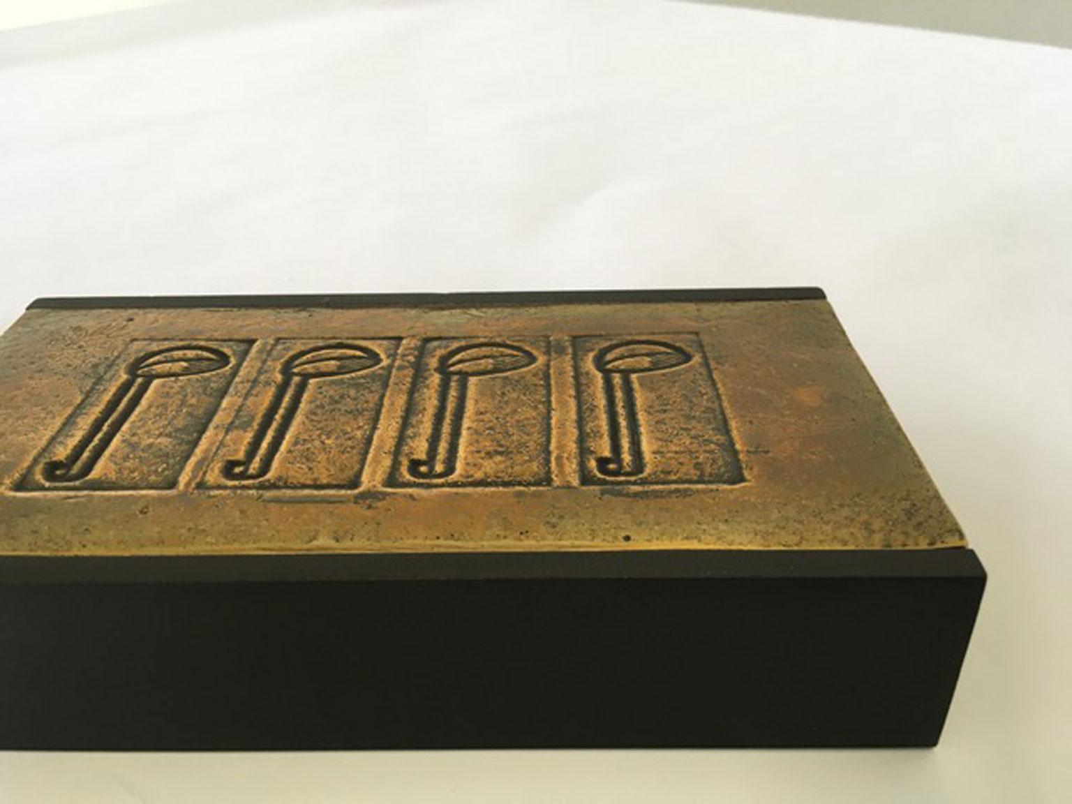 Italy 1980 Late 20th Century Pop Art Multiple Bronze Dippers For Sale 5