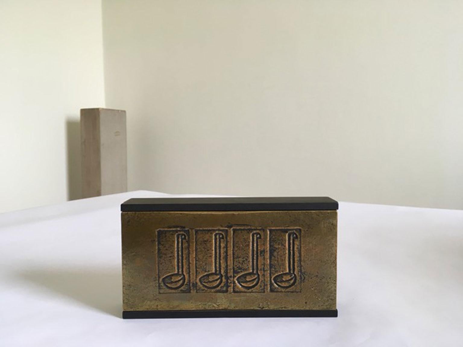 Italy 1980 Late 20th Century Pop Art Multiple Bronze Dippers For Sale 8