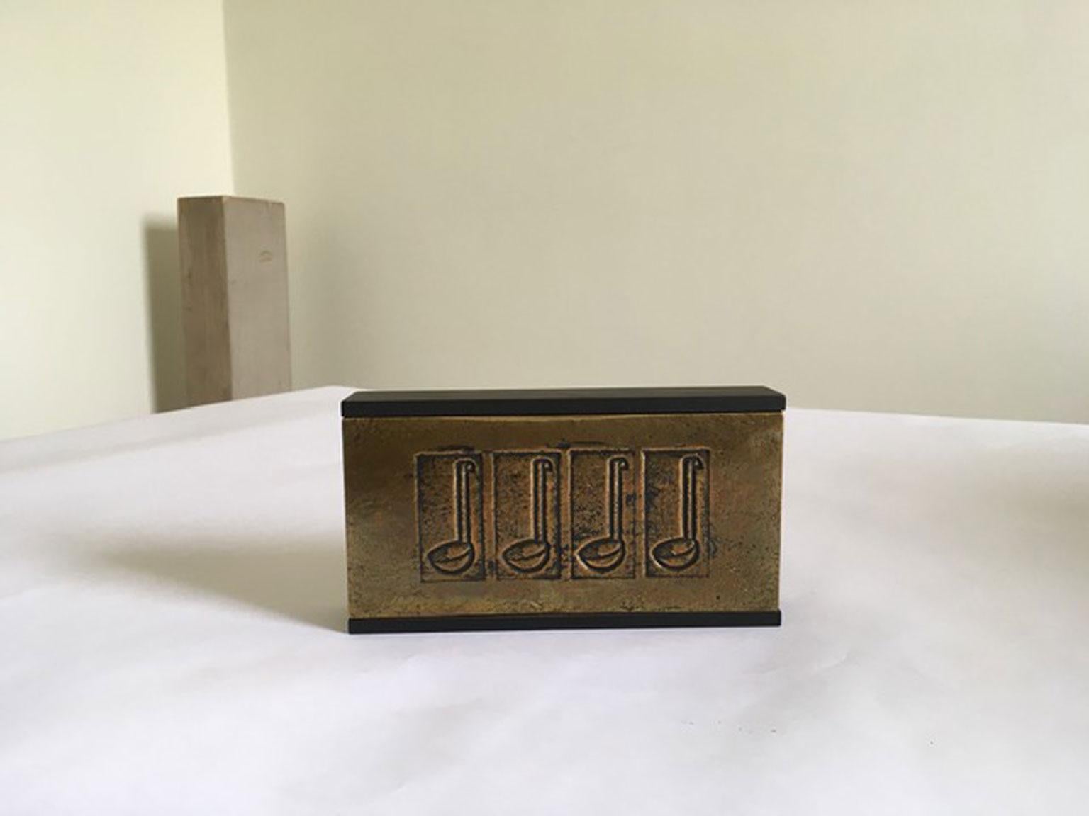 Italy 1980 Late 20th Century Pop Art Multiple Bronze Dippers For Sale 9