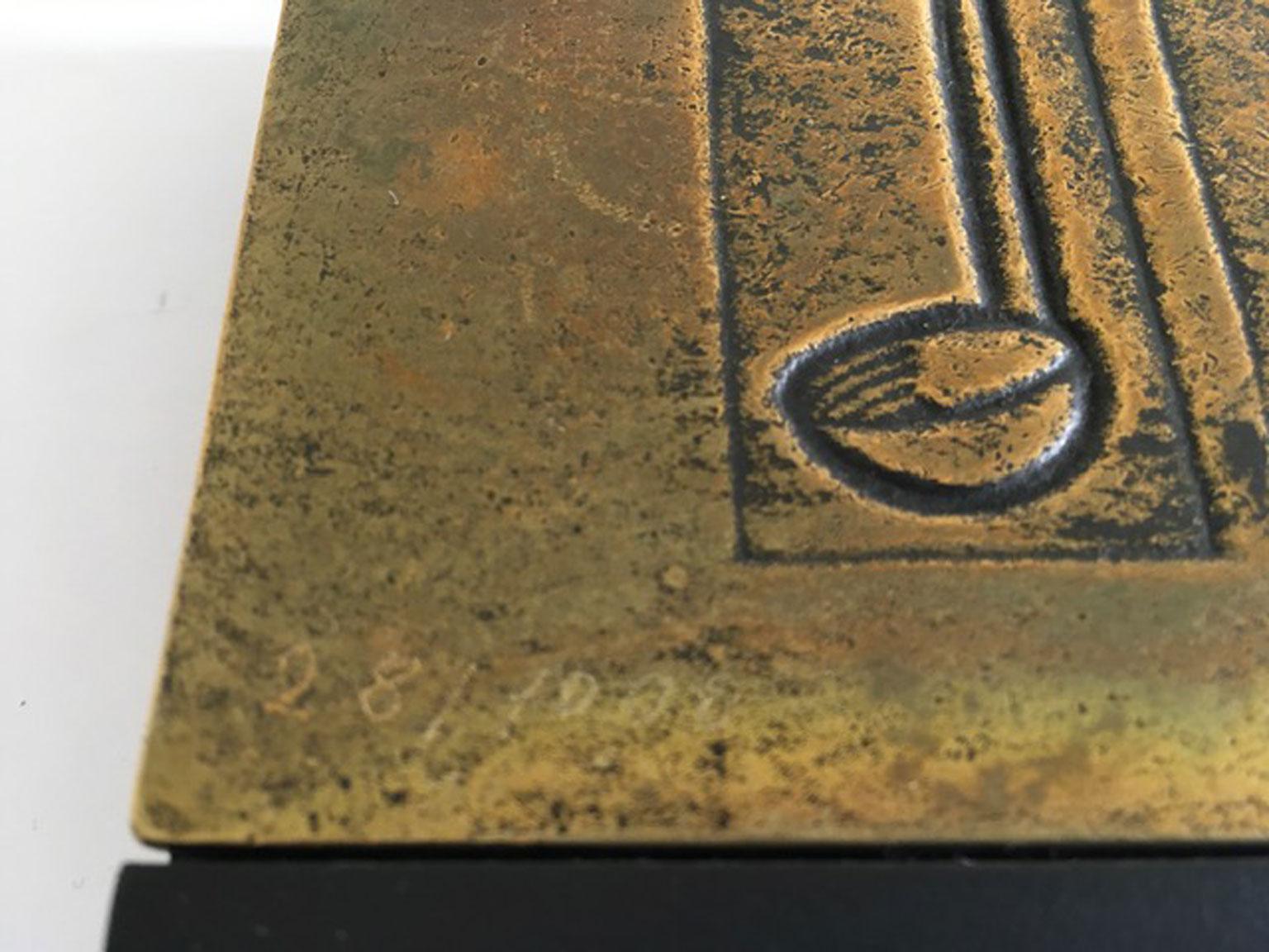 Italy 1980 Late 20th Century Pop Art Multiple Bronze Dippers - Post-Modern Sculpture by Tino Stefanoni