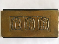 Italia 1980 Finales del Siglo XX Arte Pop Múltiples Chaquetas de Bronce de Tino Stefanoni