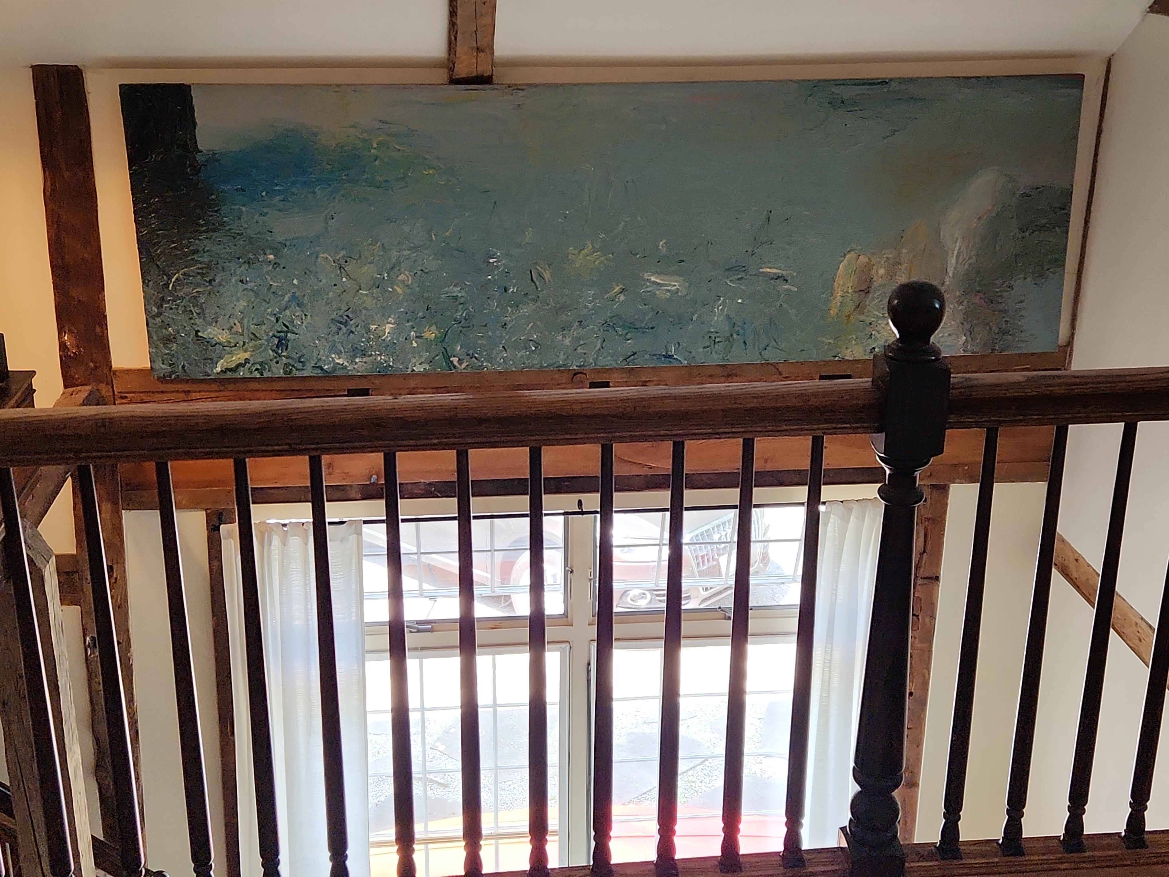 Foghorn Time, 1984 Acrylic on Canvas Commission thru OK Harris For Sale 14