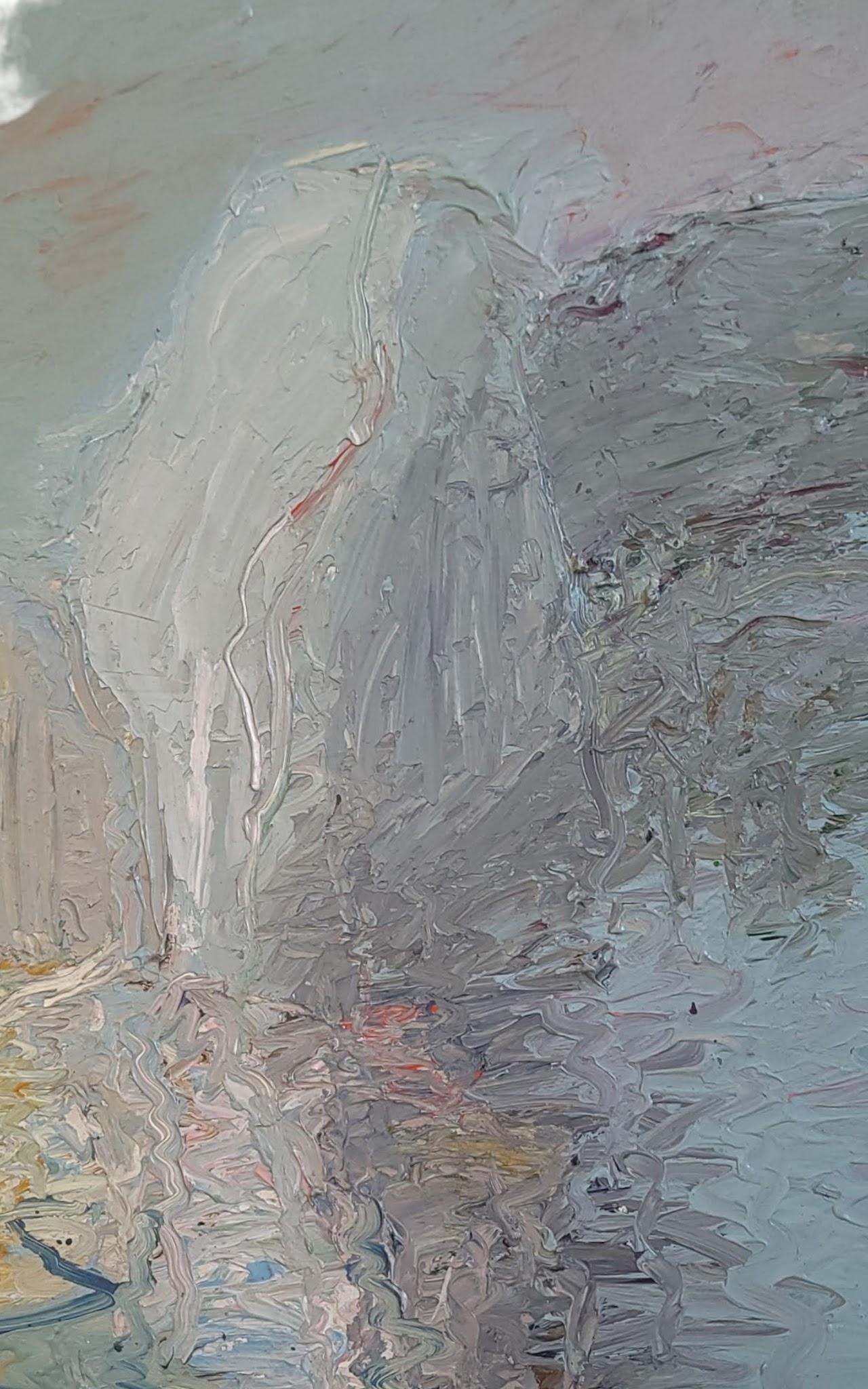 Foghorn Time, 1984 Acrylic on Canvas Commission thru OK Harris For Sale 1