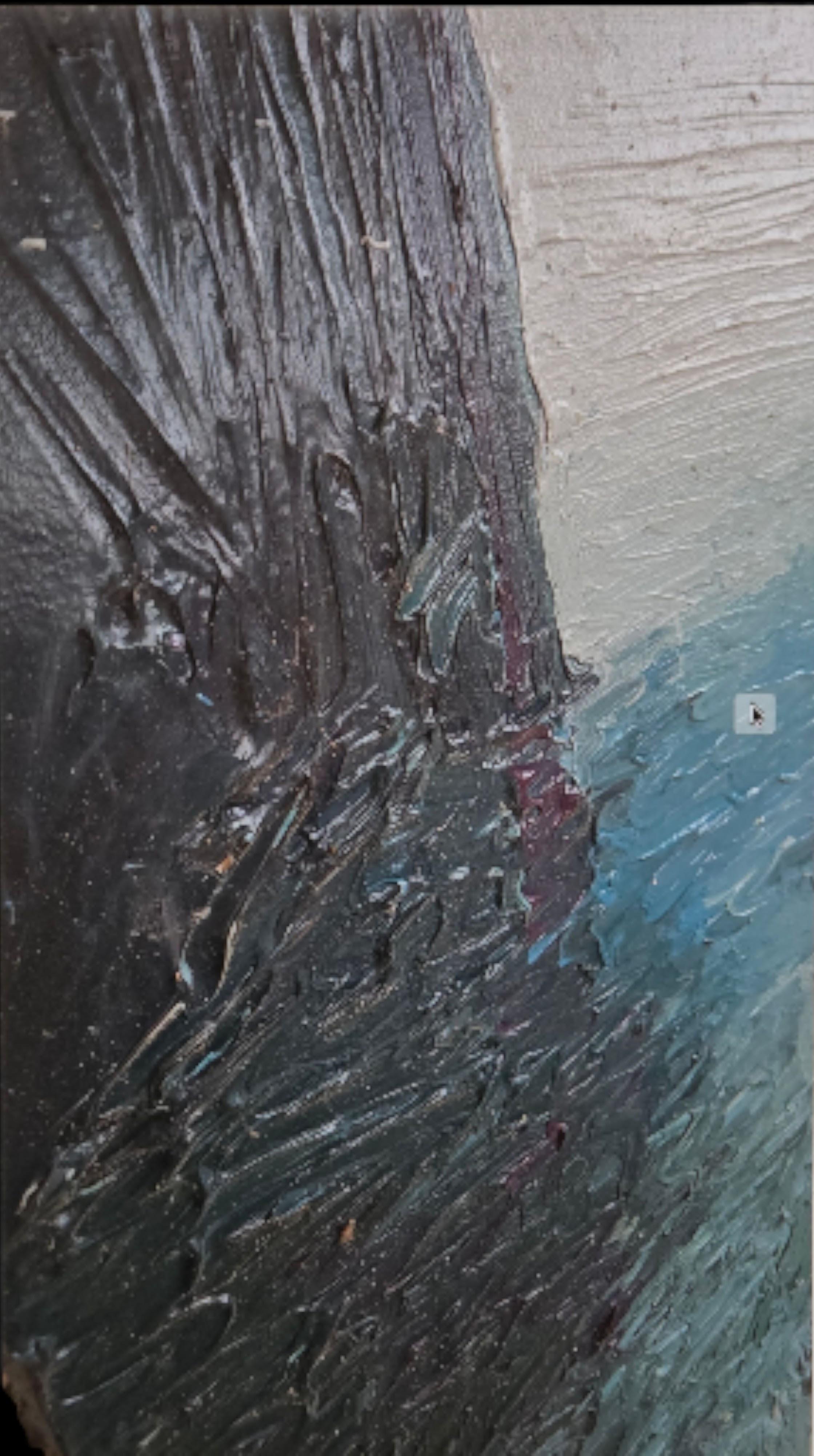 Foghorn Time, 1984 Acrylic on Canvas Commission thru OK Harris For Sale 2